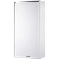 SIMMOB Rollladenschrank COOK127BL Küchenschrank Hochschrank Oberschrank mit Rollladentür Weiß