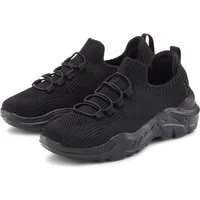 LASCANA ACTIVE Halbschuh, Freizeitschuh, Turnschuhe, Slip-On-Sneaker, Sneaker zum Reinschlüpfen und elastischen Schnürbändern VEGAN