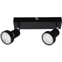 Primaster LED Deckenstrahler Primaster LED-Deckenlampe 2er Spot Chicago GU10 20, Inkl. Leuchtmittel, Nicht dimmbar ohne Bewegungsmelder