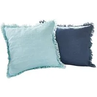 Mirabeau Kissenhülle Kissenhülle 2er Set Quebo türkis/blau