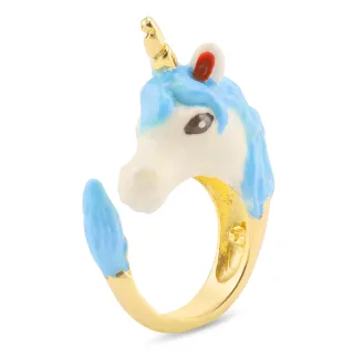 Einhorn Damen-Ring vergoldet