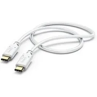 Hama Ladekabel, USB-C - USB-C, 1,5 m, Weiß USB-Kabel, USB-C, (150 cm)