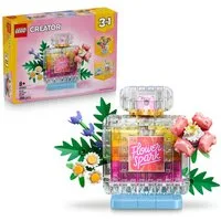 LEGO® Parfümflasche mit Blumendeko (31383), LEGO Creator Konstruktionsspielsteine, (286 St), Made in Europe