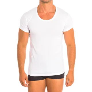 Herren Kurzarm Baumwollunterhemd Q1002