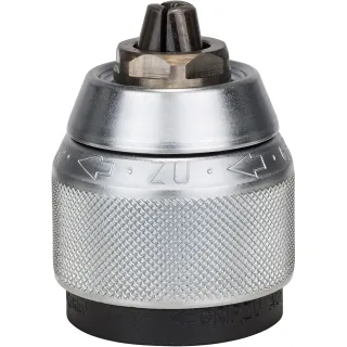 Bosch Schnellspannbohrfutter verchromt, 1,5 bis 13 mm, 1/2 Zoll bis 20 - 2608572149