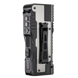 Bikight M20 Rechargeable Flashlight Work Light with Laser Light Tripod Mount Magnetic Tail Zoomable COB Side Light RGB L