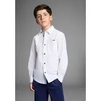 Bruno Banani Langarmhemd Oberhemd für Jungen Für TEENS. Elegantes Hemd
