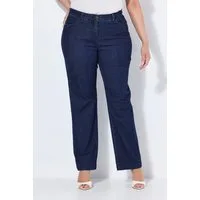 Ulla Popken 5-Pocket-Jeans CoolMax-Jeans Mandy gerades Bein Komfortbund