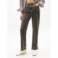Tommy Jeans Straight-Jeans LAYLA HR SLIM STR CI4171 mit destroyed Detail am Beinabschluss