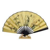 Yudu Handfächer Fengshui Fächer Handfächer Fächer Asia Motive Schriftzeichen