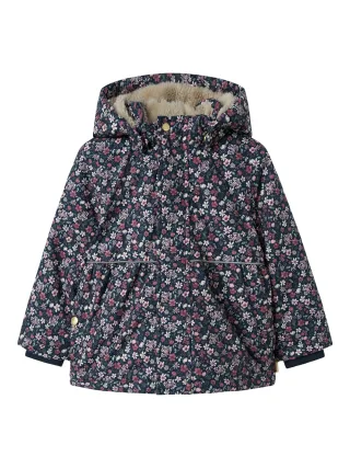NAME IT - NMFSNOW05 JACKET AOP 1FO Dark Sapphire - Gr. - 98