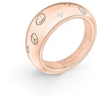 Tamaris Fingerring Time to Smile Edelstahl