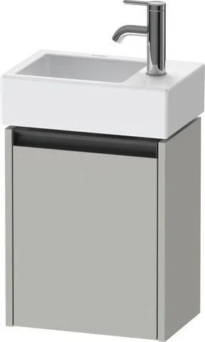 Duravit Ketho.2 Waschtischunterbau wandhängend Betongrau Matt 364x238x440 mm - K25071L07070000 K25071L07070000