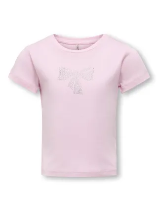 KIDS ONLY - KOGKIRA LIFE SS BLNG O-NECK BABY TEE JRS roseate spoonbill - Gr. - 158/164