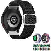 Wigento Smartwatch-Armband Für Samsung Galaxy Watch FE 6 5 4 Normal Pro Classic Nylon Arm Band