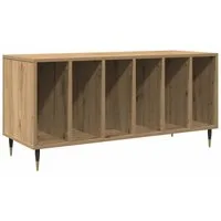 vidaXL Lowboard Schallplattenschrank Artisan-Eiche 100 x 38 x 48 cm (1 St)