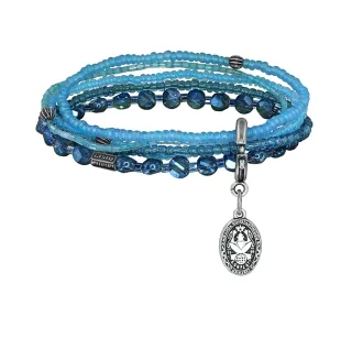 konplott - Armband - Petit Glamour dAfrique blau