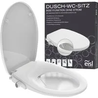 Eisl Dusch-WC-Sitz Bidet Einsatz, Absenkautomatik, Schnellverschluss