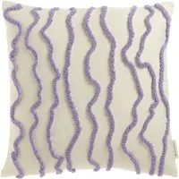 TOM TAILOR HOME Dekokissen Wavy, bestickt, mit hohem Baumwollanteil