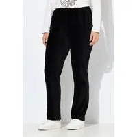 Ulla Popken Schlupfhose Cordhose Ruby gerades Bein Elastikbund