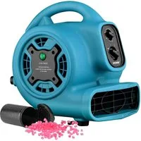 XPOWER Bodenventilator Bodenventilator Aromatherapie-Luftzirkulator mit Timer & Ionisator, 180W, 700CFM, 220-240V, 3H Timer, Negativ-Ionen-Generator