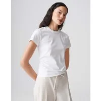 OPUS T-Shirt T-Shirt SAMUN Slim aus BCI Cotton Mix