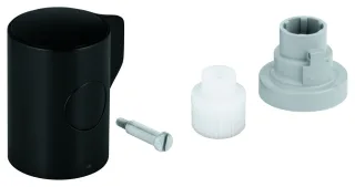 GROHE Absperrgriff 47980 mit Spartaste für Grohtherm 800 matt black, 479802430 479802430