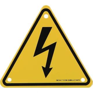 KS Tools Warnschild-Hybrid-Blitz, Aluminium - 117.0176