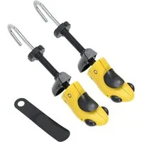 vidaXL Schuhspanner Schuhspanner mit Schuhanzieher Gelb EU 34-37 Kunststoff (1-tlg)
