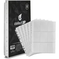 collect-it.de MY HOME OF CARDS + TOYS Sammelkarte collectXP Albumseiten Premium Sammelkarten-Hüllen für alle TCG 50 Stk