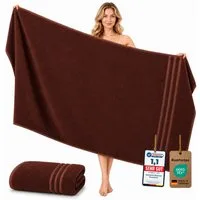 Komfortec Saunatuch 100x200 Extra Große XXL Premium Saunatuch, Unifarben (1-St), extra Große XXL, Schnelltrocknend, Frottee, Weich, Baumwolle