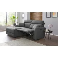 OTTO home Ecksofa JENNA L-Form, 209cm - OTTO. Verlässliche Qualität., manuelle o. elektrische Relaxfunktion, USB A/C, Struktur fein.