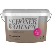 SCHÖNER WOHNEN FARBE Wandfarbe SW Trend Wandfarbe matt 2,5L macchiato