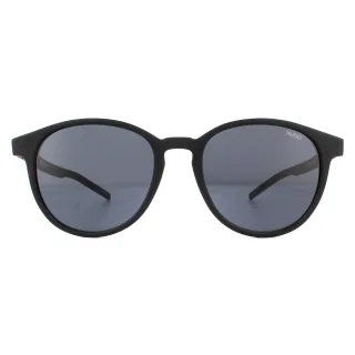 Hugo by Hugo Boss Runde Mens Matte Schwarz Grau Sonnenbrille
