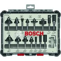 Fräser-Set, 15-teilig 1/4"-Schaft