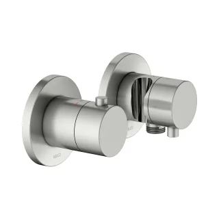 Keuco Thermostat Unterputz Edition 400 51553, 2-W m.Schlauchan./Br.halt. Edel.-fin., 51553061221 51553061221