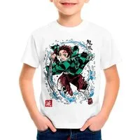 style3 T-Shirt Tanjiro Sumi-e demon slayer anime japan manga cosplay