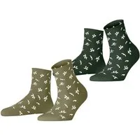 Esprit Kurzsocken Esprit Twig 2-Pack Damen (2-Paar)