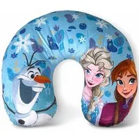 Disney Frozen Reisekissen Elsa, Anna & Olaf, Bequemes Nackenkissen für Kinder 37x30x10 cm