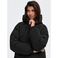 JDY Steppjacke JDYPOWER SHORT HOOD PUFFER OTW HAB Kunstfaser