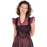 MarJo Dirndl Midi Dirndl 2tlg. - IGGENSBACH - schwarz/bordeaux