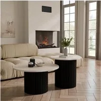 Design Möbel Couchtisch Couchtisch LOMELO 2in1