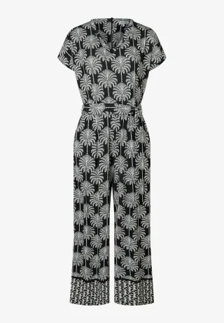 MORE & MORE - Jersey-Jumpsuit schwarz - Gr. - 38