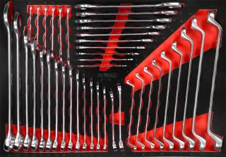 KS Tools Schraubenschlüssel-Satz in Schaumstoffeinlage, 41-tlg - 811.2041