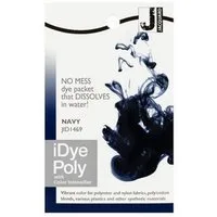 Jacquard Textilfarbe iDye Poly, Färbemittel für synthetische Gewebe, 14g Päckchen inkl. Farbverstärker