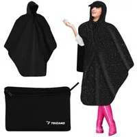 Trizand Regenponcho Poncho Regenjacke (Spar-Set, 1-St., Schutzmantel) passt dank Oversize-Schnitt auch über Rucksack oder Schultertasche