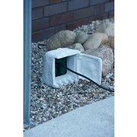 Ubbink Gartensteckdose Stone Decor, mit 4 Steckdosen