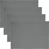 REDBEST Platzset Tischset "Tulsa" 4er-Pack, Baumwolle Uni