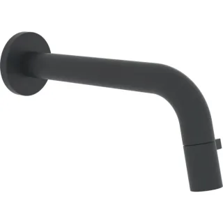 Hansa HANSANOVA Style Waschtisch-Wand-Auslaufventil 5096810133 Ausladung 186 mm, kürzbar, mattschwarz