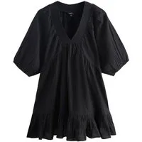 Next Minikleid Minikleid mit V-Ausschnitt (1-tlg)